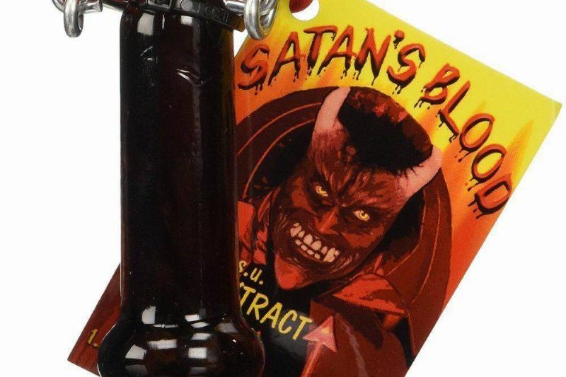 Bottle of Satan's Blood Hot Sauce Bottle of Satan's Blood Hot Sauce