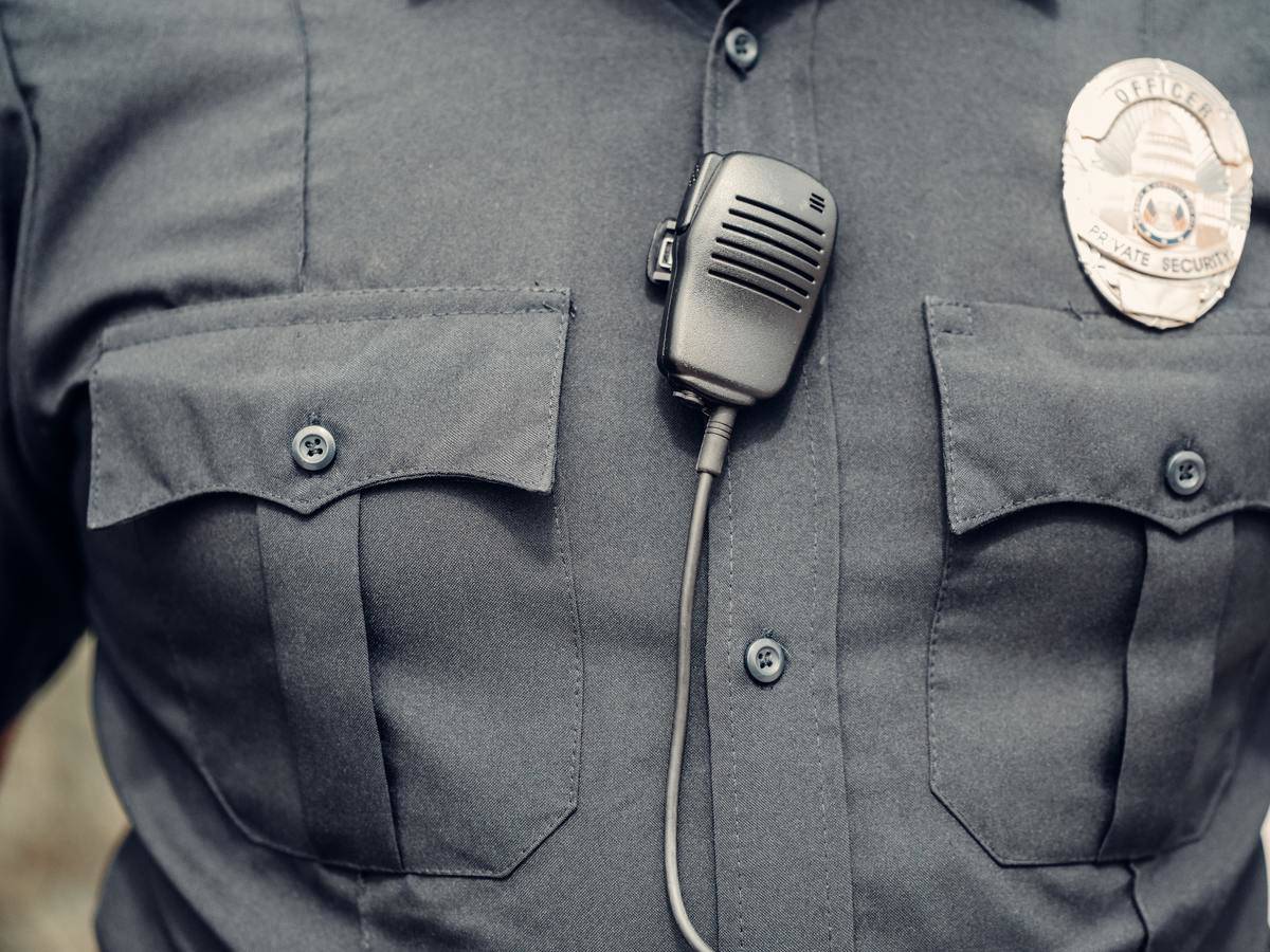 cops chest transmitter