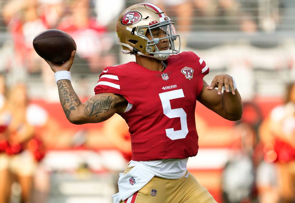 49ers QB Trey Lance 49ers QB Trey Lance