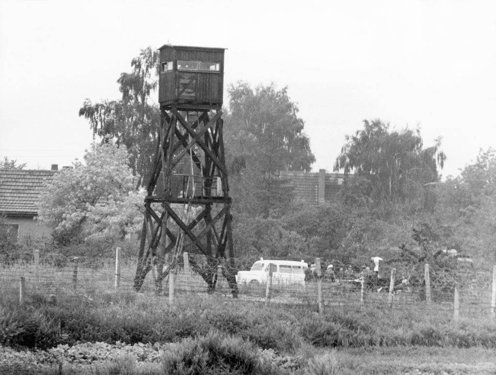 Berlin Wall watchtower