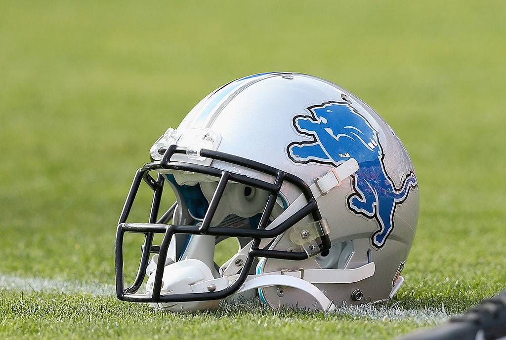 Detroit Lions helmet