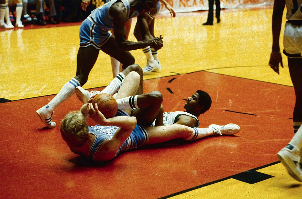 Larry Bird and Magic Johnson