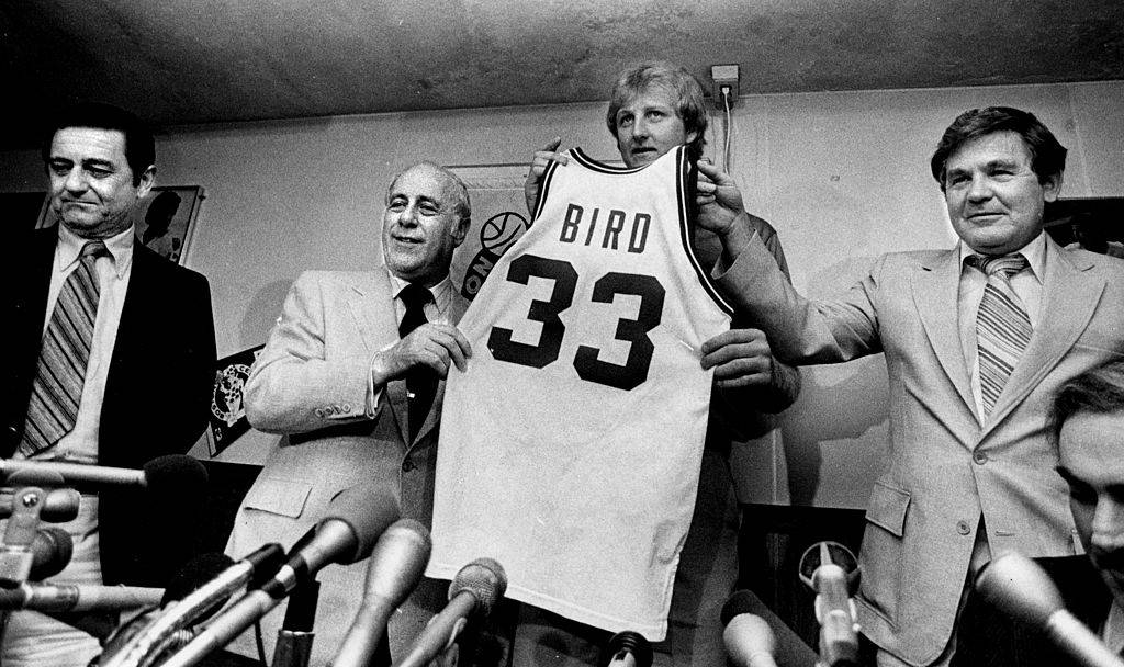 Larry Bird on Draft day