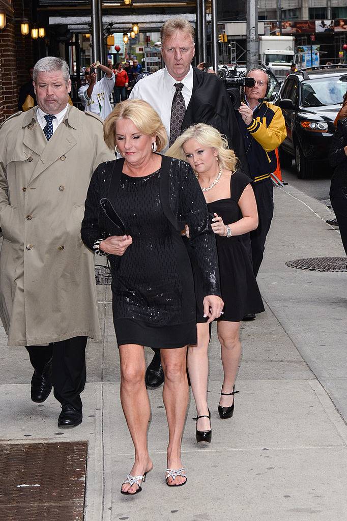 Larry Bird and his family