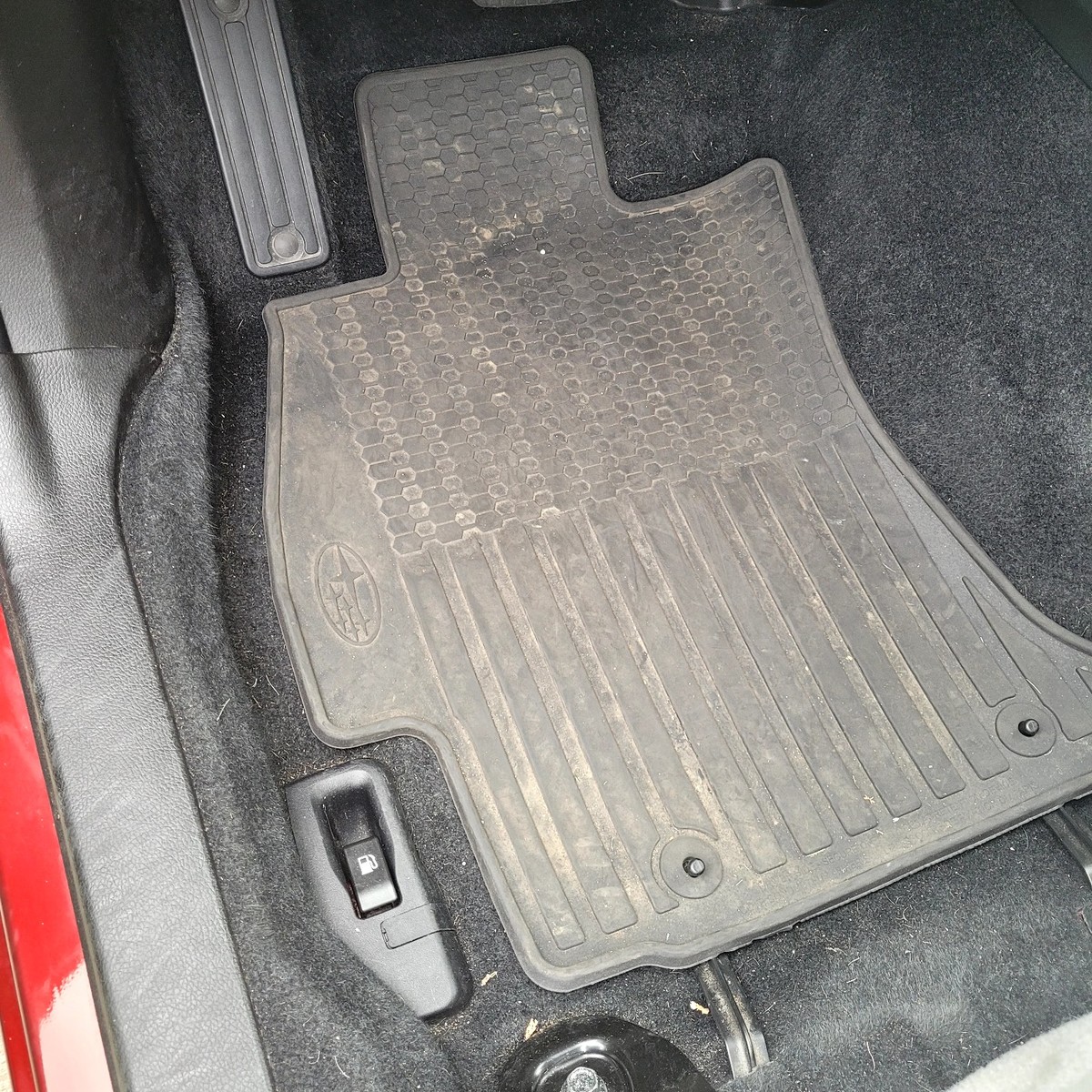 floormat of a car