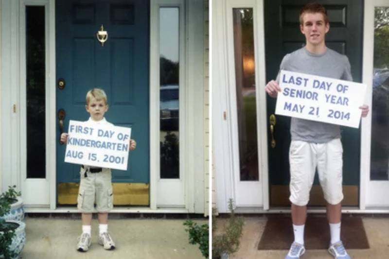 First and last day of classes pics