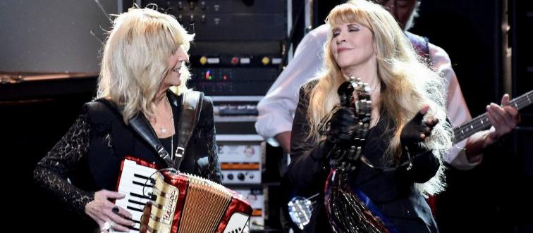 Stevie Nicks and Christine McVie of Fleetwood Mac