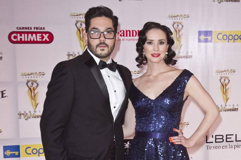 andrea torre Pedro Torres and Andrea Torre during TV y Novelas Red Carpet at Televisa on March 23, 2014 in Mexico City, Mexico.