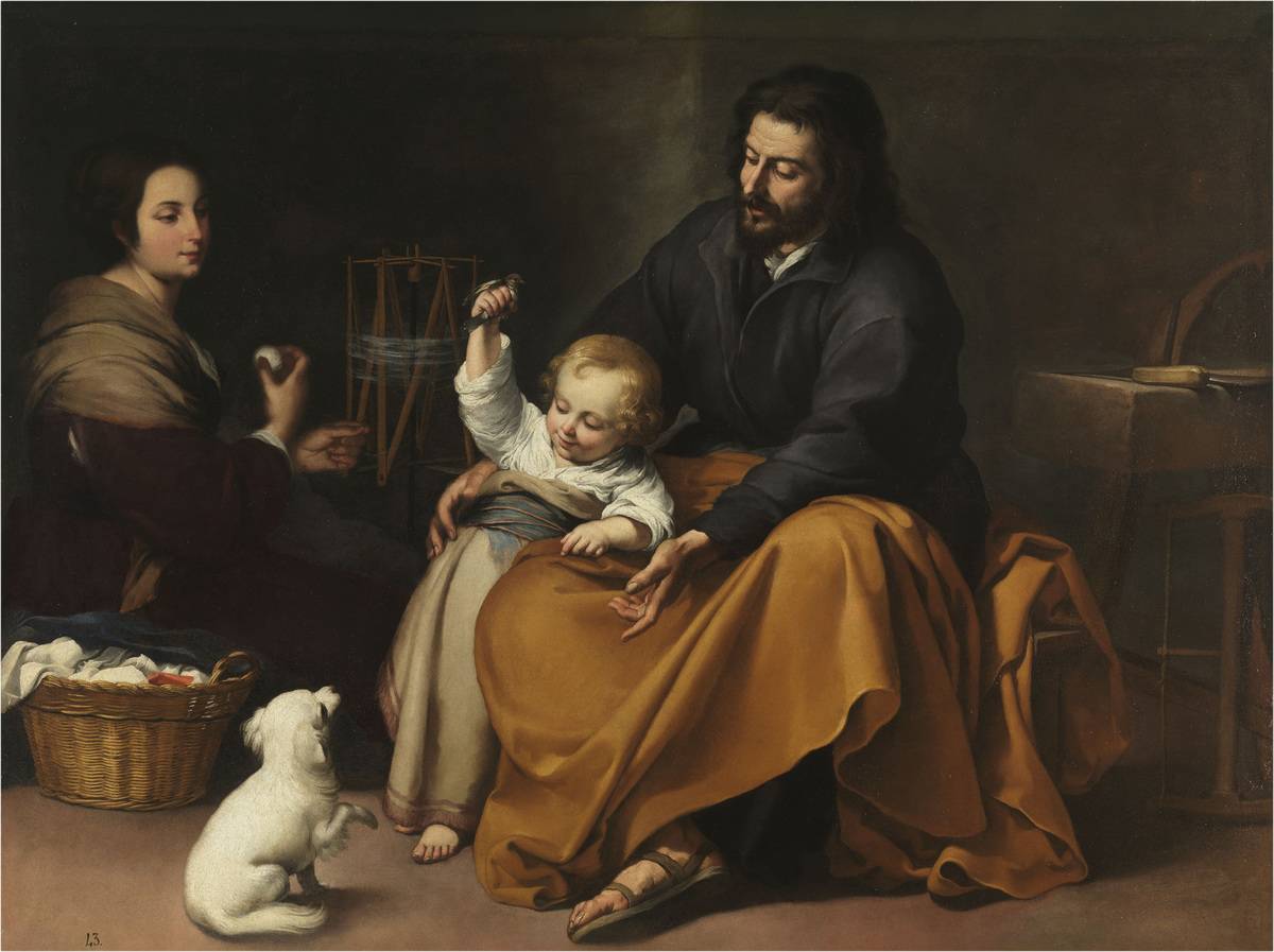 The Holy Family with a Little Bird, c. 1650