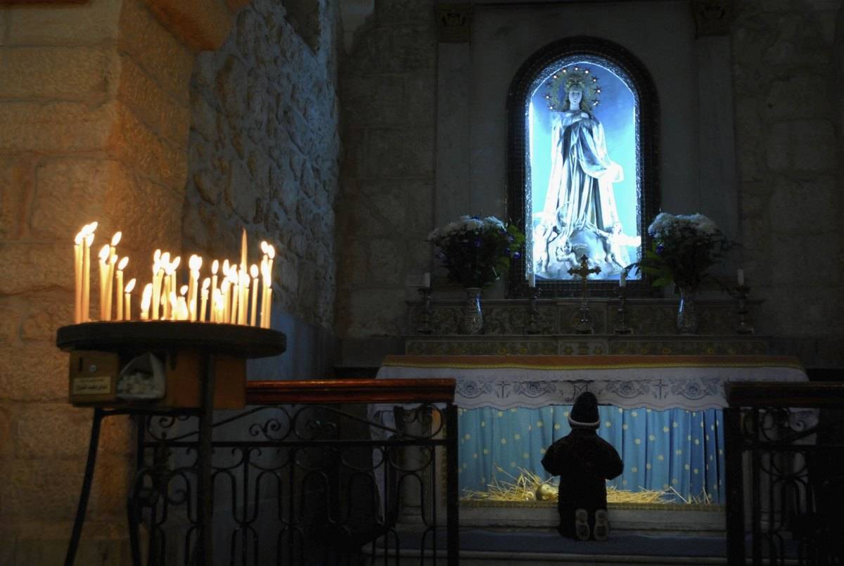 BETHLEHEM, WEST BANK Church of the Nativity, the traditional birthplace of Jesus