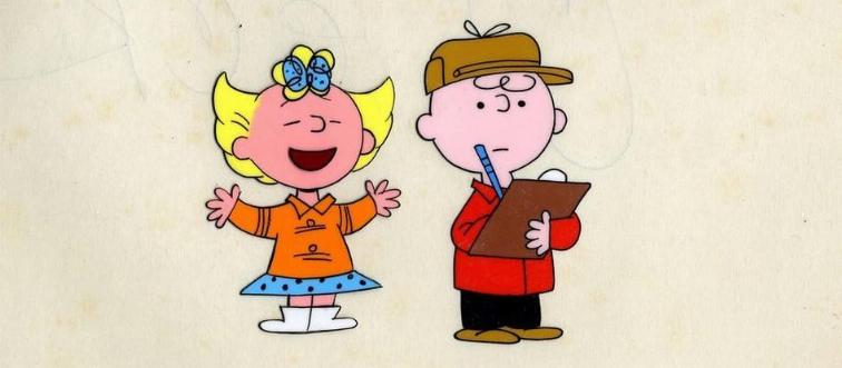 Sally telling Charlie Brown what to write in A Charlie Brown Christmas