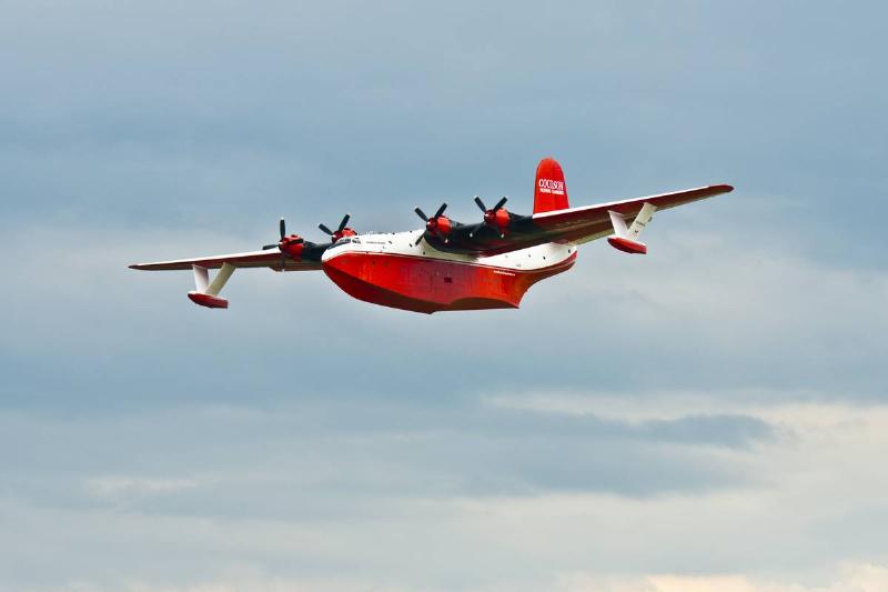AirVenture2016,Martin Mars Seaplane Water Bomber Fire Fighter Flying