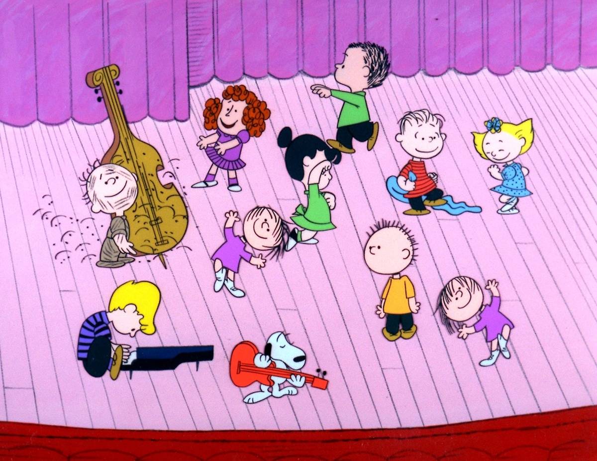 children dancing in A Charlie Brown Christmas