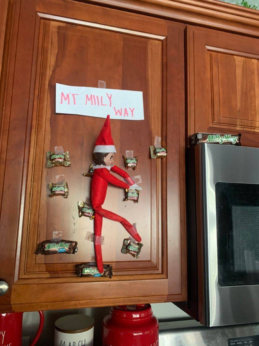 elf on the shelf idea