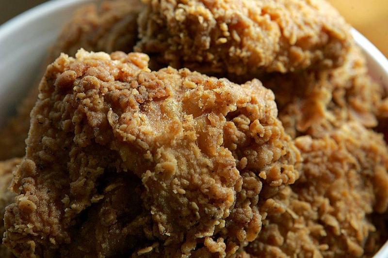 fried chicken 72301202 A bucket of KFC Extra Crispy fried chicken