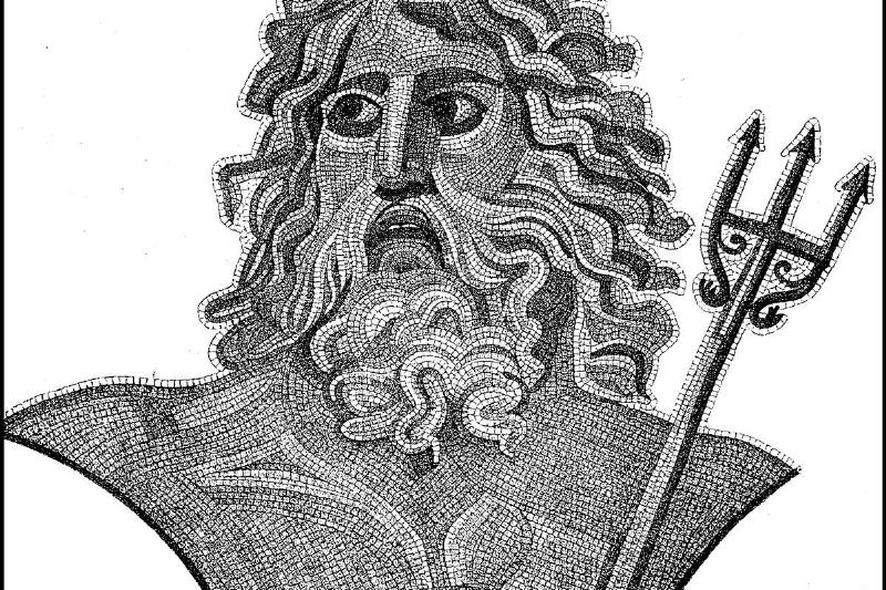 Greek god Poseidon
