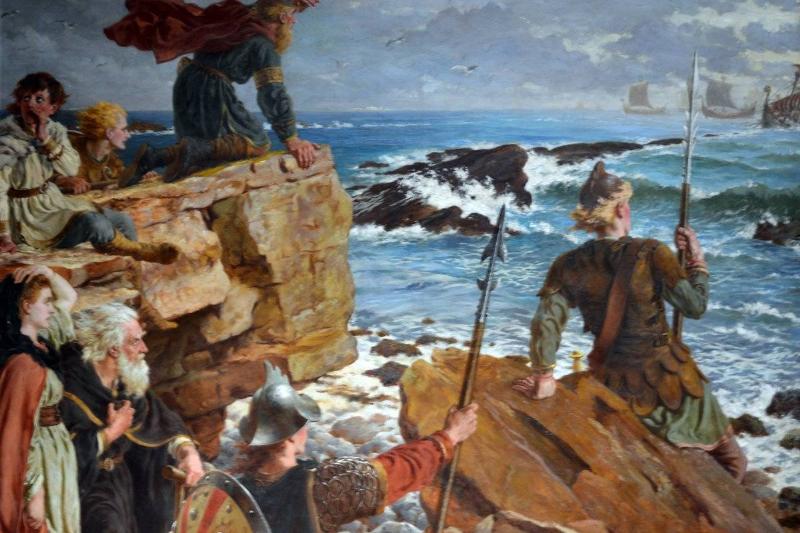 How the Danes Came up the Channel a Thousand Years Ago.