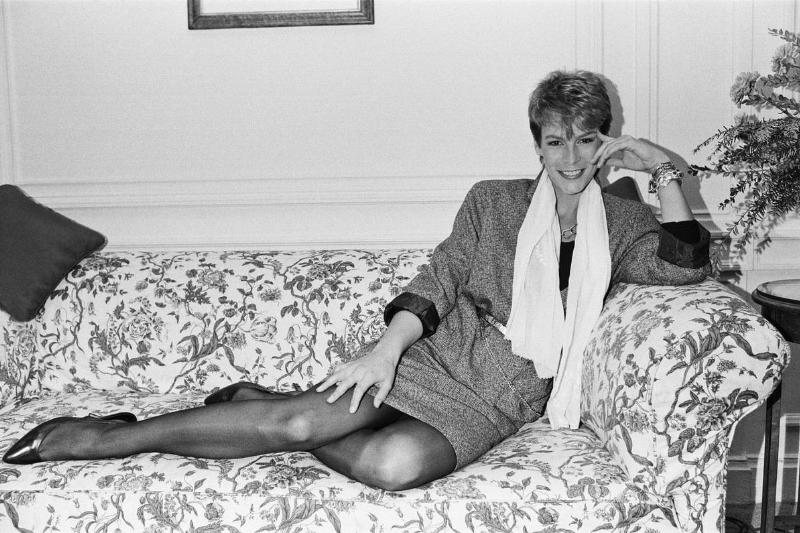 Jamie Lee Curtis, actor, pictured at Claridges Hotel in London