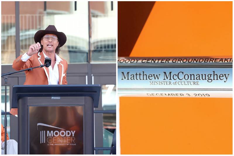 Matthew McConaughey at University of Texas at Austin