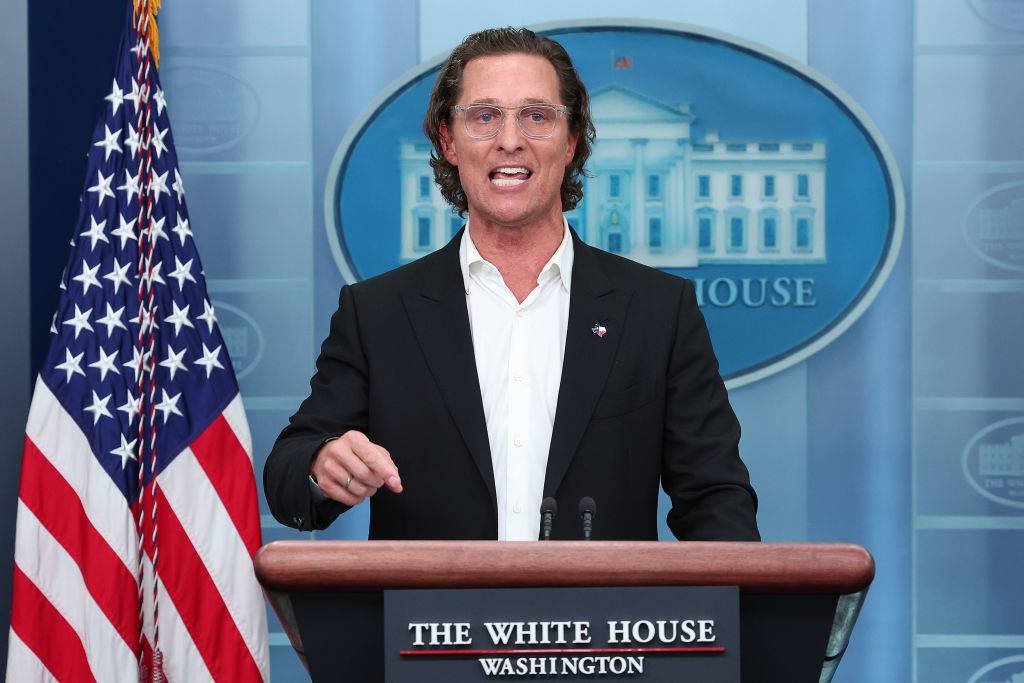 Matthew McConaughey at the White House