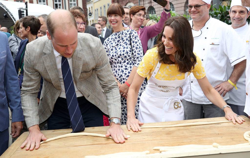 william and kate rolling dough