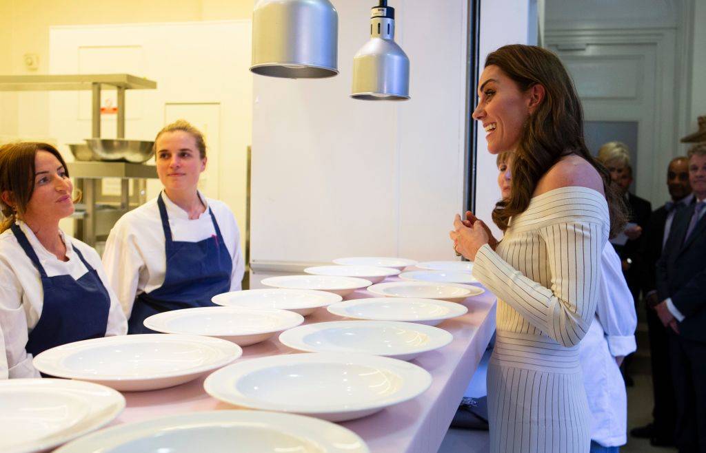 kate talking to chefs