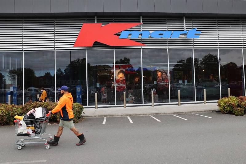 kmart 1350935025 customers shopping at a Kmart