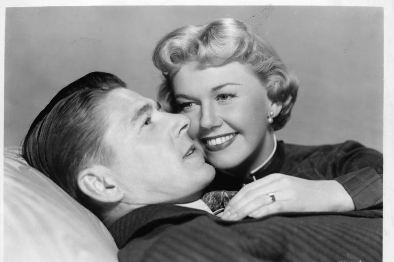 Ronald Reagan And Doris Day In 'The Winning Team