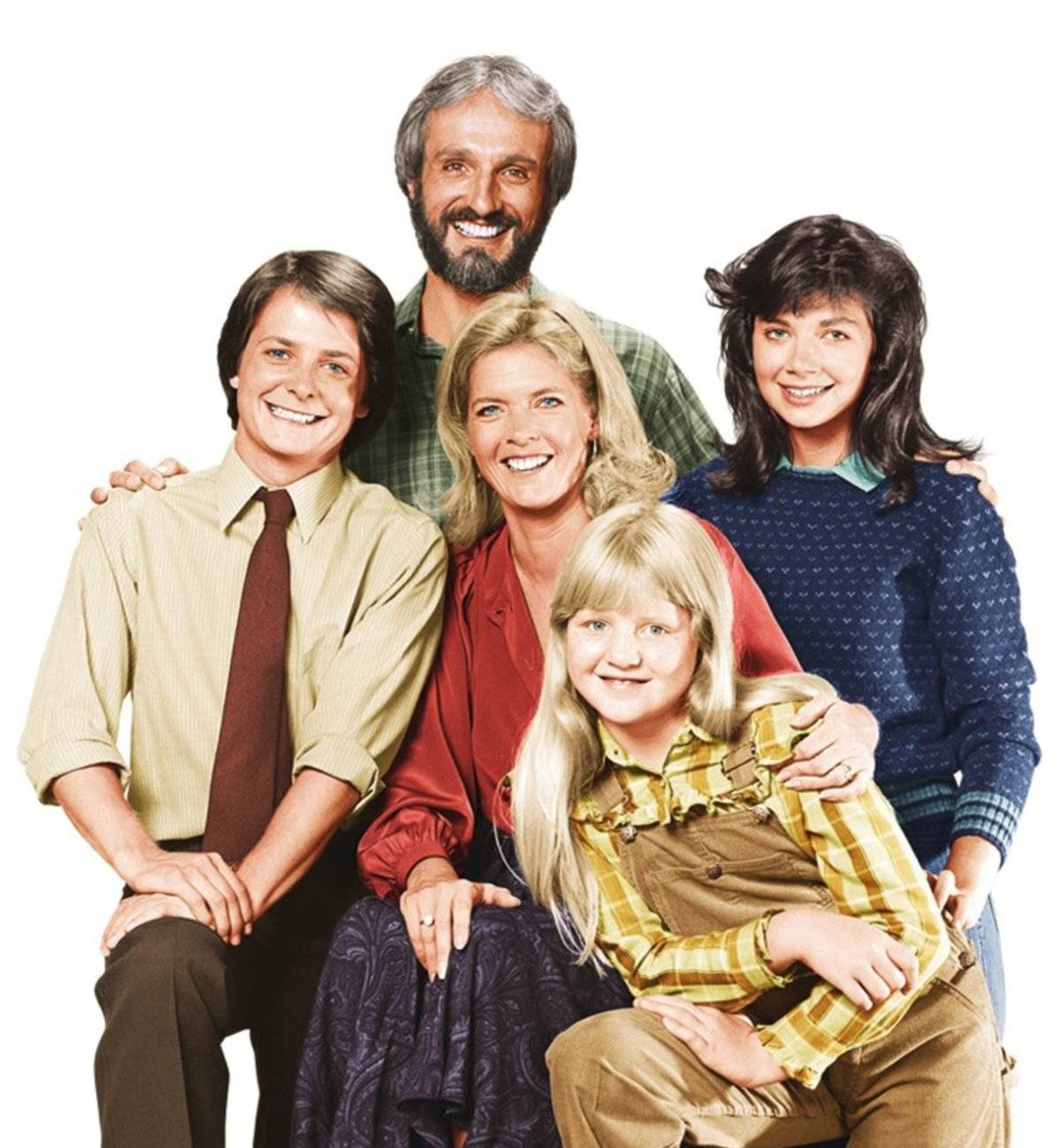 family ties cast photo