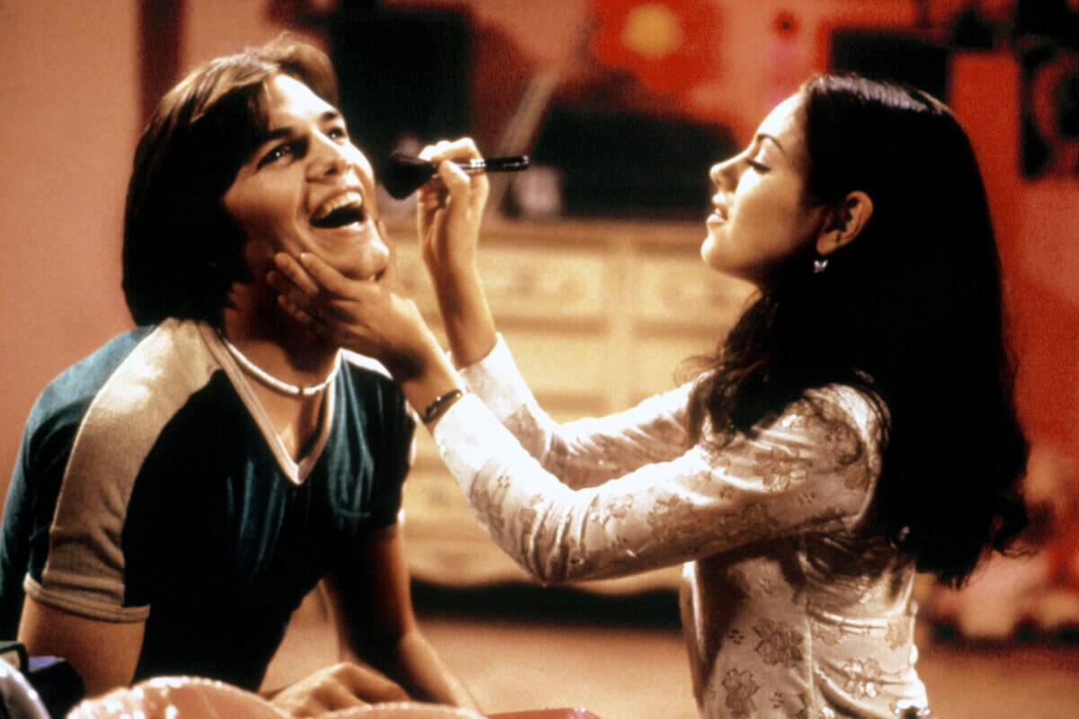 ashton kutcher and mila kunis on that '70s show
