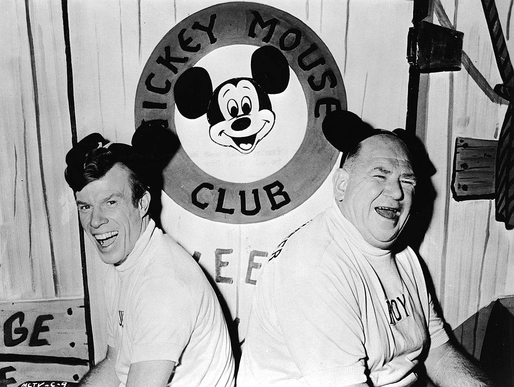 the mickey mouse club jimmie dodd and roy williams in mouse ears