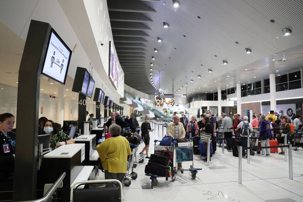 Cruise ship check in