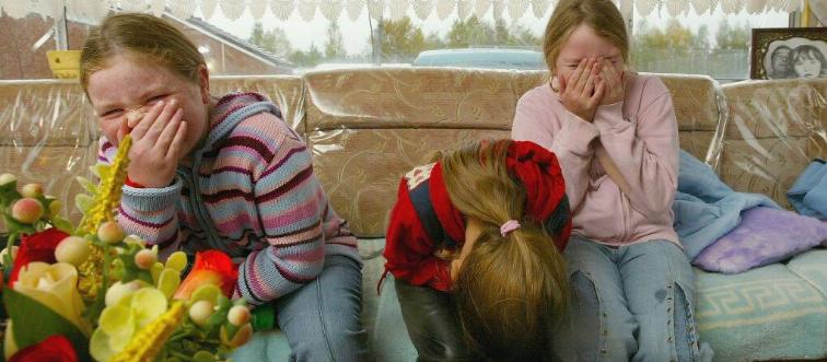 Kids laughing