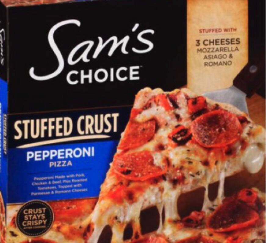 Sam's Choice Stuffed Crust pepperoni pizza