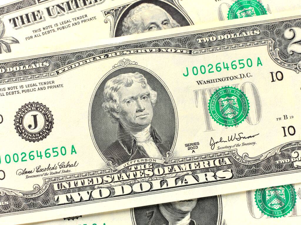 US Two-Dollar bills