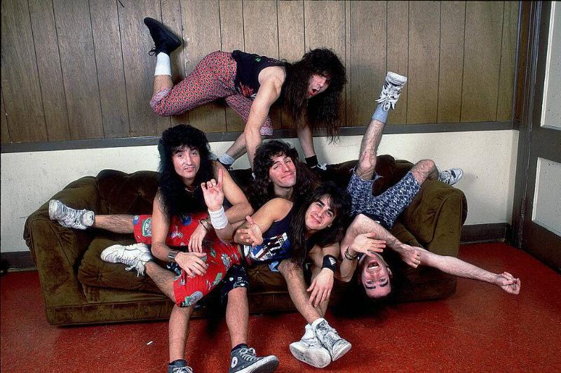 anthrax posing for a photo