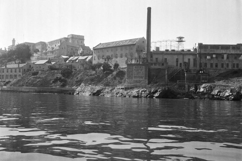 Buildings on Alcatraz