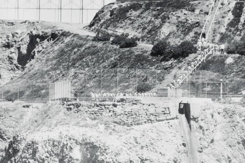 Exterior of Alcatraz Prison