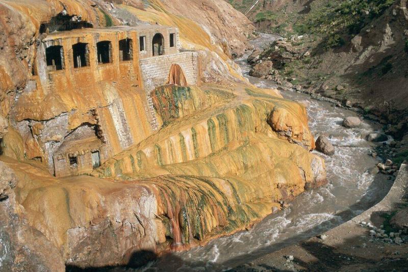 PUENTE DEL INCA, CORDILLERE DES ANDES, ARGENTINE