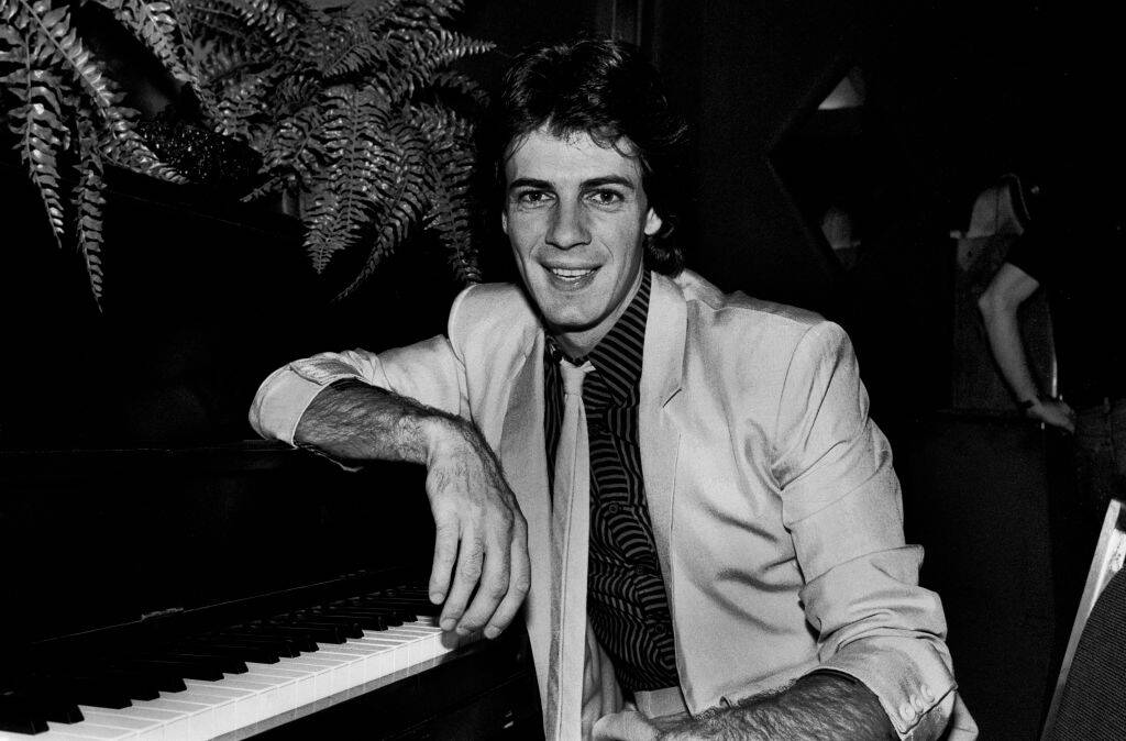 rick springfield black and white photo