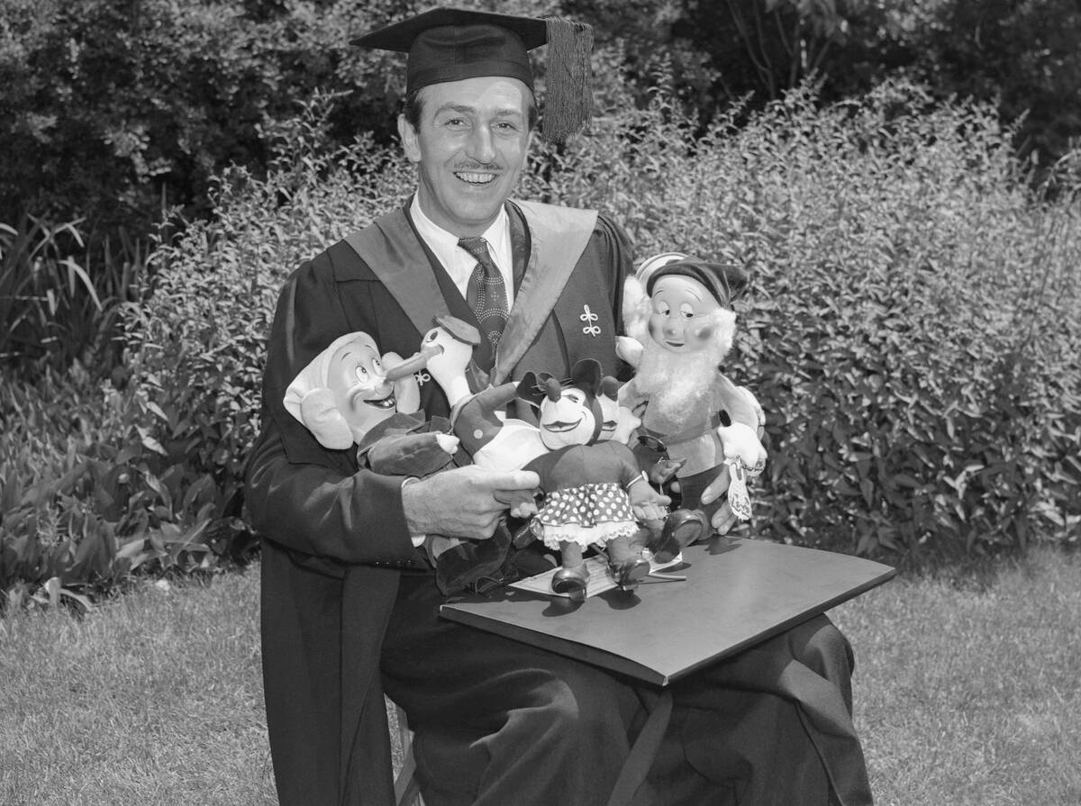 Walt Disney Holding Character Dolls