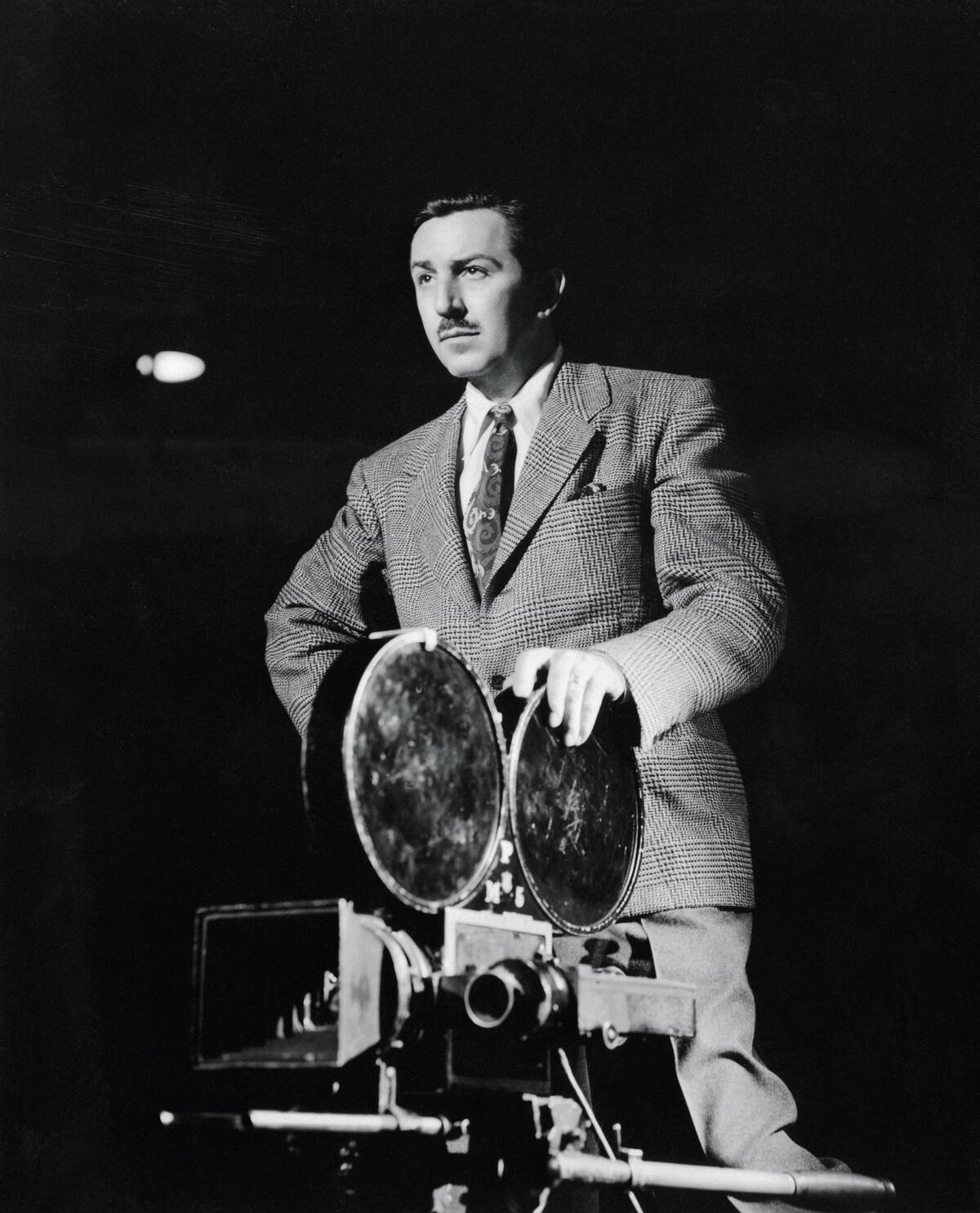 Walt Disney with Camera
