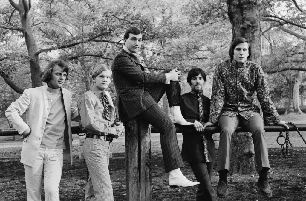 music group posing for a photo