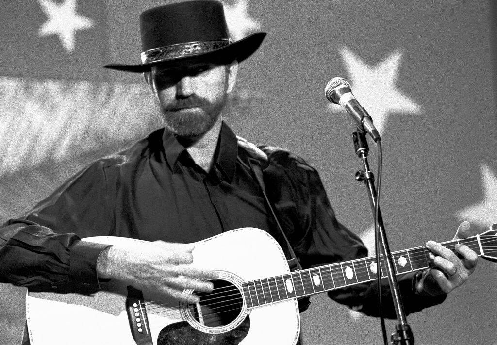 man wearing a cowboy hat