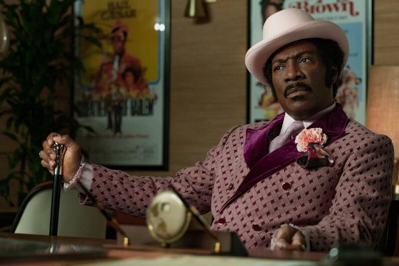 Eddie Murphy as Rudy Ray Moore in Dolemite is My Name