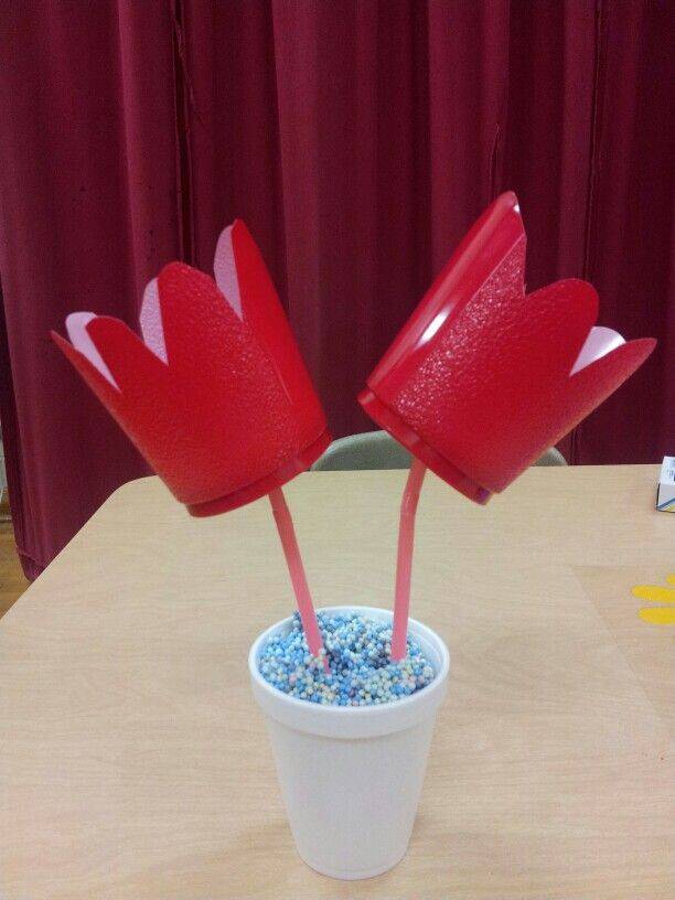 Solo Cup Flower Craft