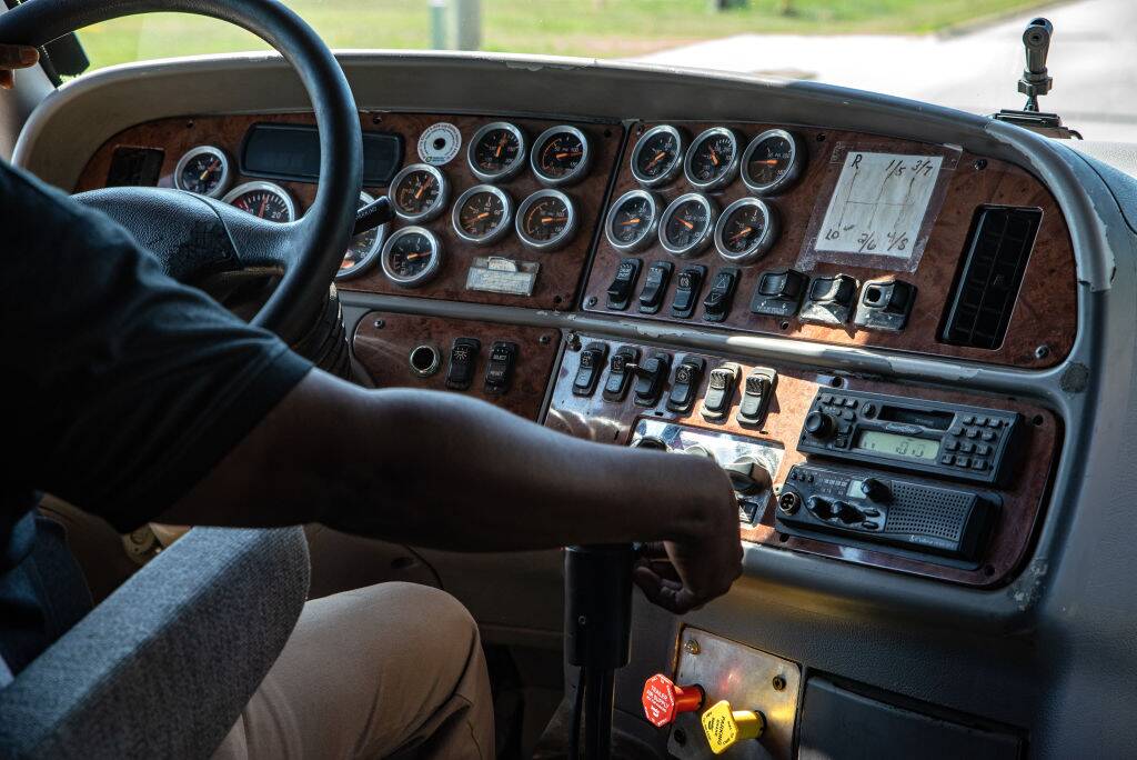 Student truck driver