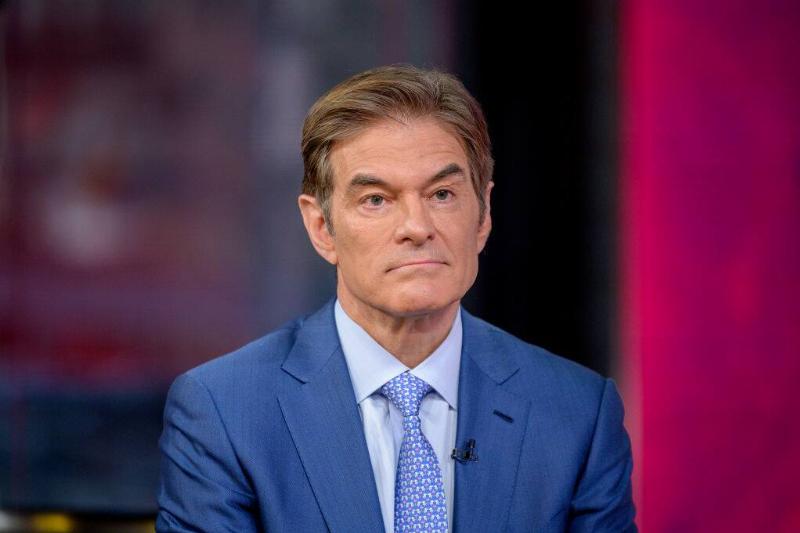 dr. oz in a blue suit