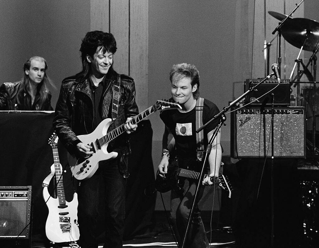 band performing on stage