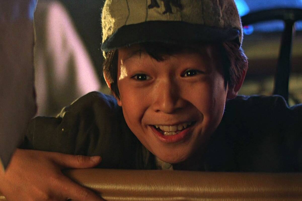 Ke Huy Quan as Short Round in Indiana Jones and The Temple Of Doom
